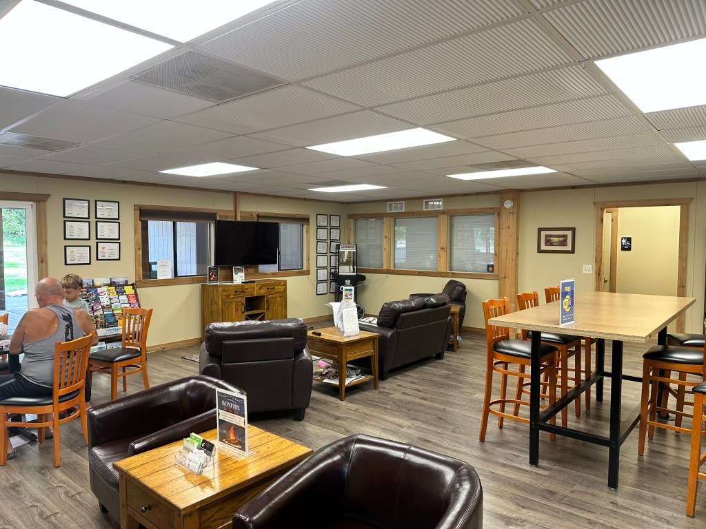 Clubhouse at Thousand Trails Seaside in Seaside, Oregon. Picture by Happy Vegan Campers.