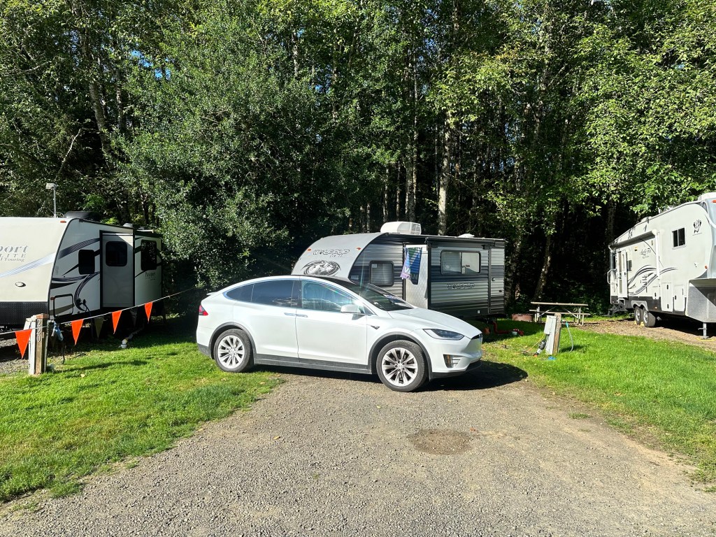 Site 219 at Thousand Trails Seaside in Seaside, Oregon. Picture by Happy Vegan Campers.