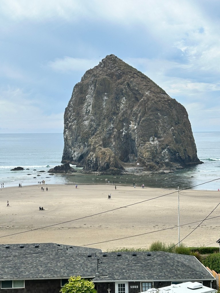 Haystack Rock in Oregon by Happy Vegan Campers