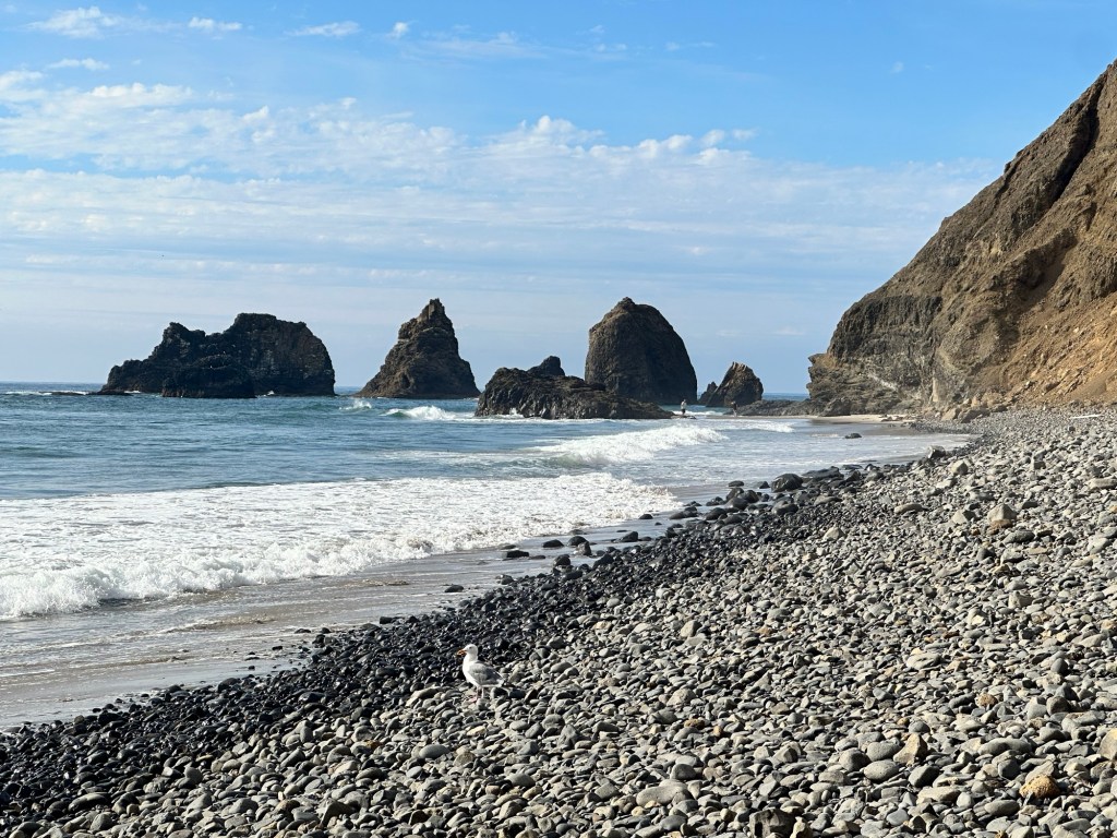 Tunnel Beach in Oceanside, Oregon by Happy Vegan Campers