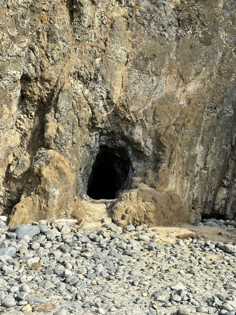 Tunnel to Tunnel Beach in Oceanside, Oregon by Happy Vegan Campers