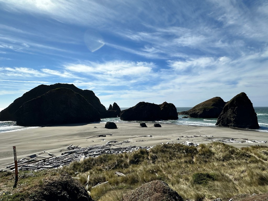 Myers Creek Beach in Oregon by Happy Vegan Campers