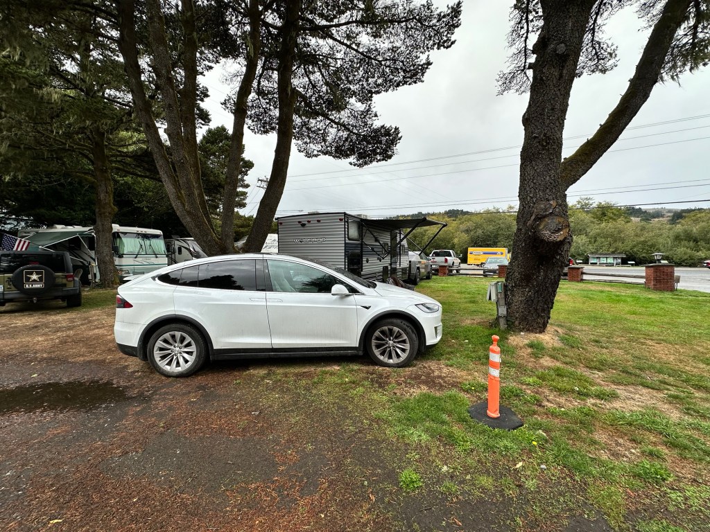 Indian Creek Campground in Gold Beach, Oregon. Picture by Happy Vegan Campers.