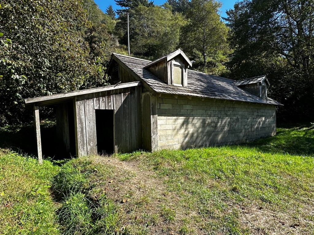 WWII radar station on Redwood National Park Coastal Drive in California by Happy Vegan Campers