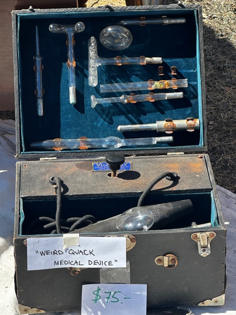 Weird medical device found at flea market in Cloverdale, California by Happy Vegan Campers