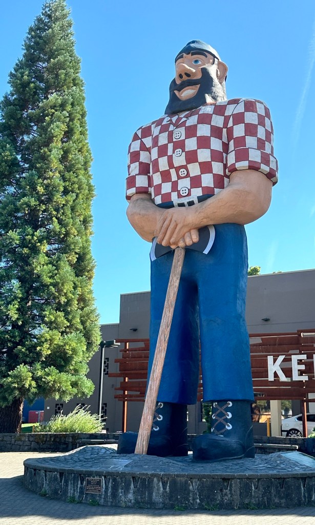 Paul Bunyan in Portland, Oregon by Happy Vegan Campers