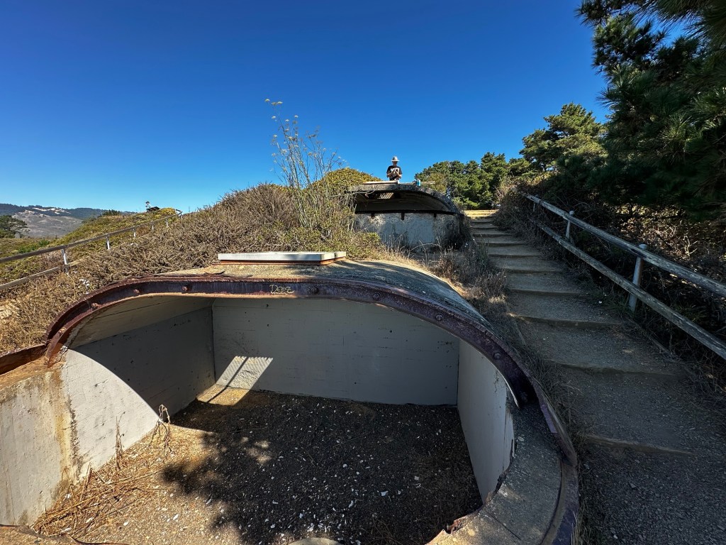 Muir Beach Overlook military structures in Mill Valley, California by Happy Vegan Campers