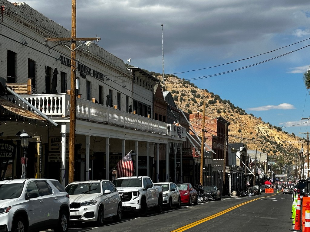 Main street of Virginia City, Nevada by Happy Vegan Campers