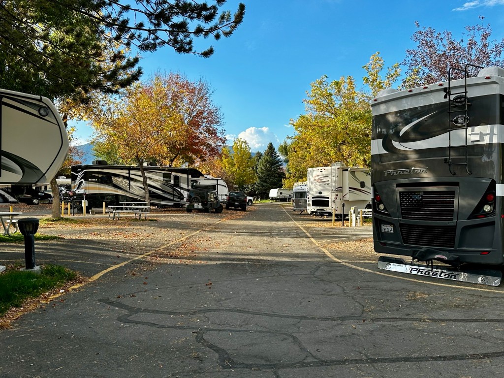 Carson Valley RV Resort in Minden, Nevada. Picture by Happy Vegan Campers.