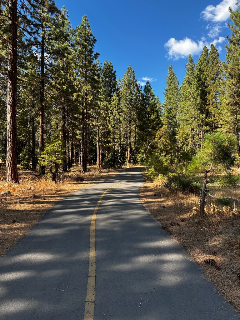 Path at Dollar Creek Trailhead in Tahoe City, California by Happy Vegan Campers