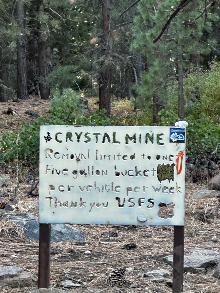 Crystal Mine in California by Happy Vegan Campers