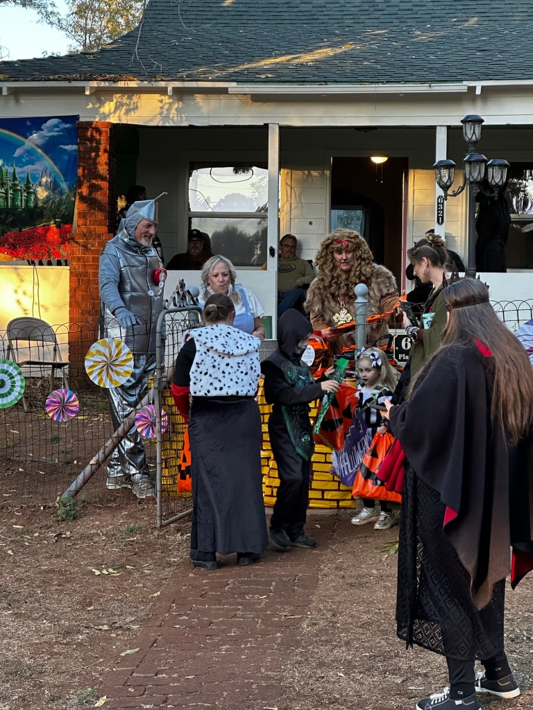 Trick-or-treating in Georgetown, California by Happy Vegan Campers