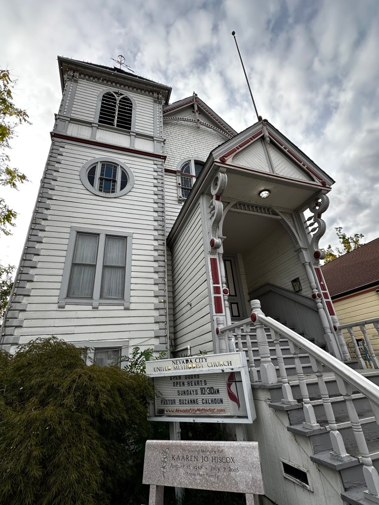 Church in Nevada City, California by Happy Vegan Campers