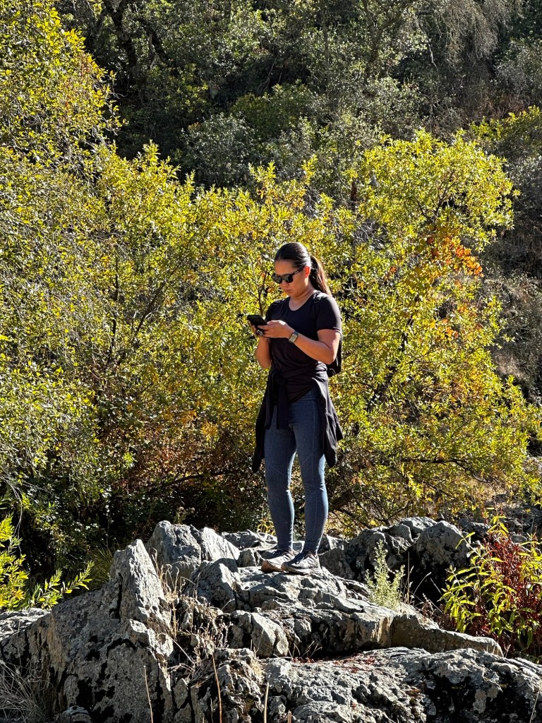 Kim at Hidden Falls in Auburn, California by Happy Vegan Campers