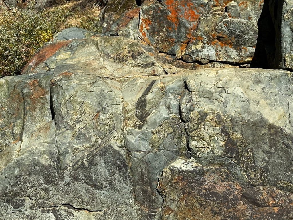 Beautiful rock at Hidden Falls in Auburn, California by Happy Vegan Campers