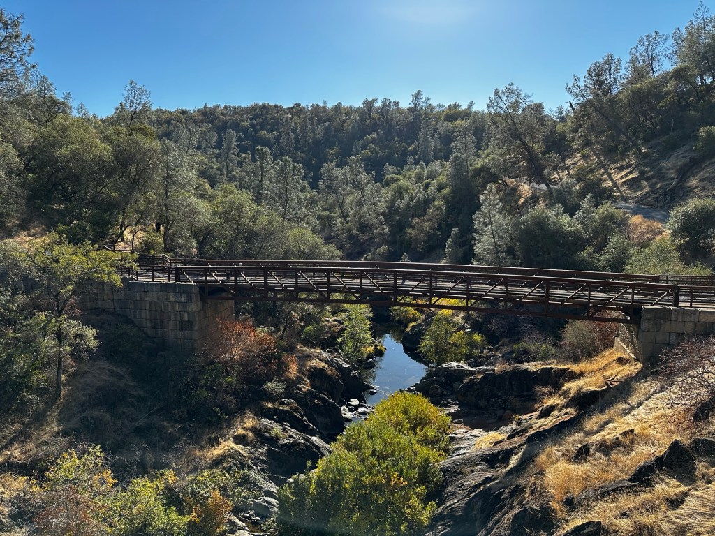 Bridge at Hidden Falls in Auburn, California by Happy Vegan Campers
