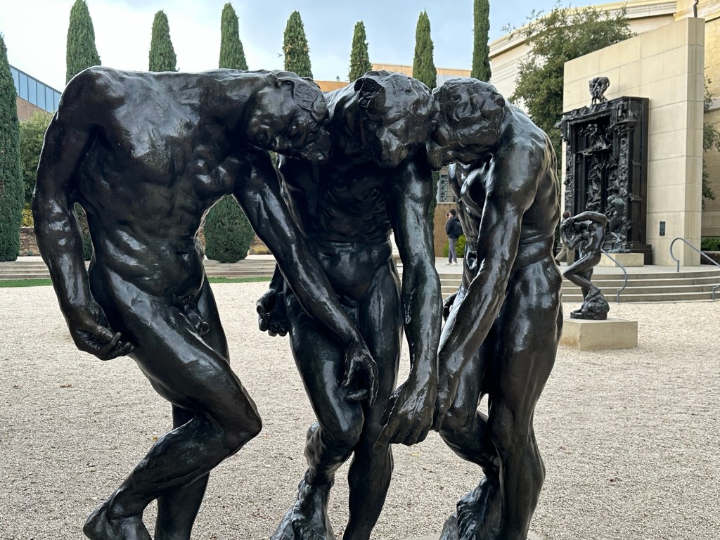 Rodin Sculpture Garden at Stanford University in California by Happy Vegan Campers