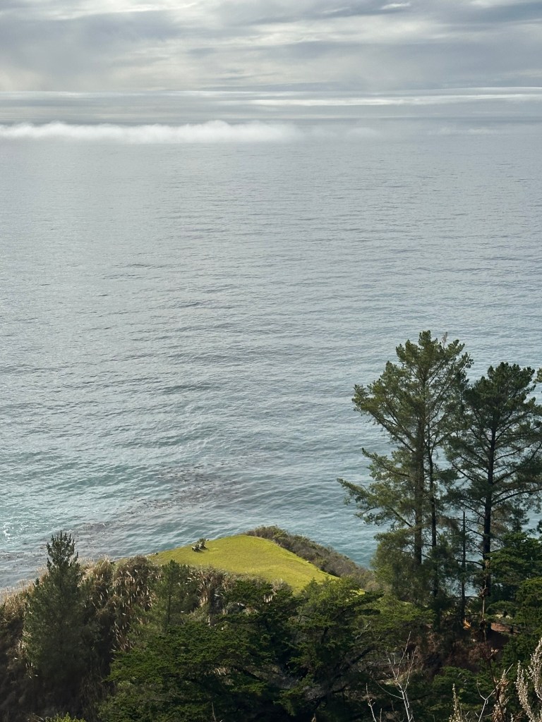 View from Boronda Trail near Big Sur, California. Picture by Happy Vegan Campers.