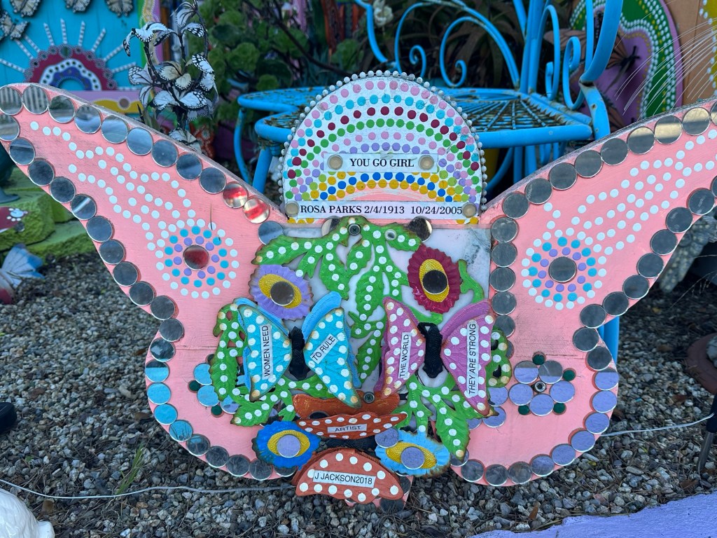 Butterfly House in Pacific Grove, California. Picture by Happy Vegan Campers.