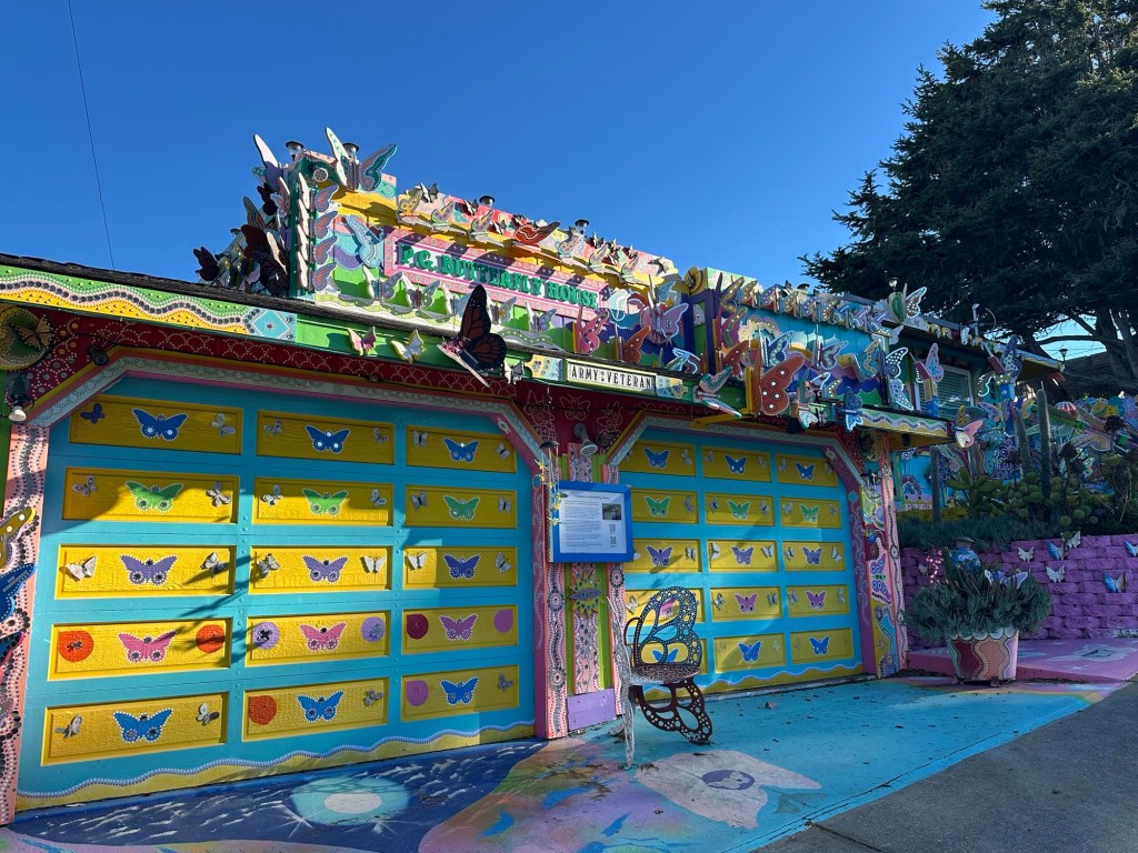Butterfly House in Pacific Grove, California. Picture by Happy Vegan Campers.