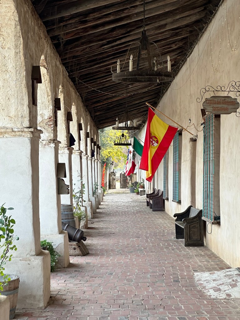 Mission San Miguel Arcangel in San Miguel, California. Picture by Happy Vegan Campers.