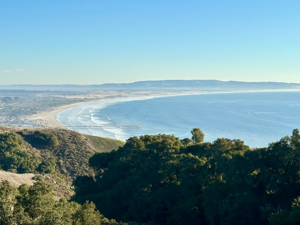 View from Pismo Preserve in Pismo Beach, California. Picture by Happy Vegan Campers.