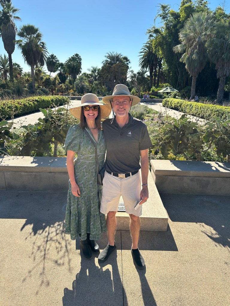 Daniel and Kristin at The Huntington Library, Art Museum, and Botanical Gardens in San Marino, California. Picture by Happy Vegan Campers.