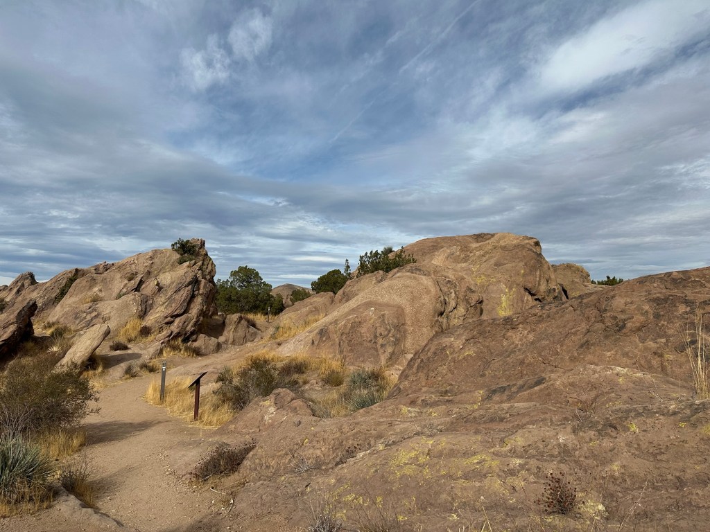 Vasquez Rocks Natural Area Park in Agua Dulce, California. Picture by Happy Vegan Campers.