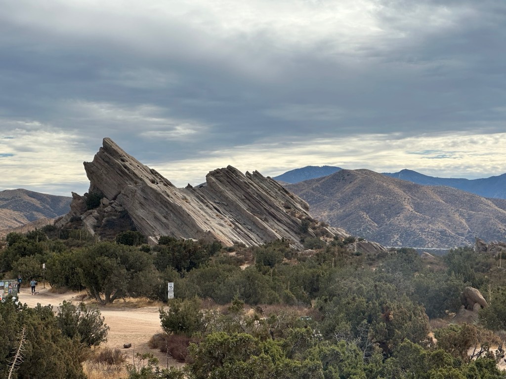 Vasquez Rocks Natural Area Park in Agua Dulce, California. Picture by Happy Vegan Campers.