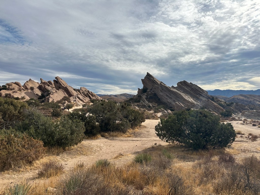 Vasquez Rocks Natural Area Park in Agua Dulce, California. Picture by Happy Vegan Campers.