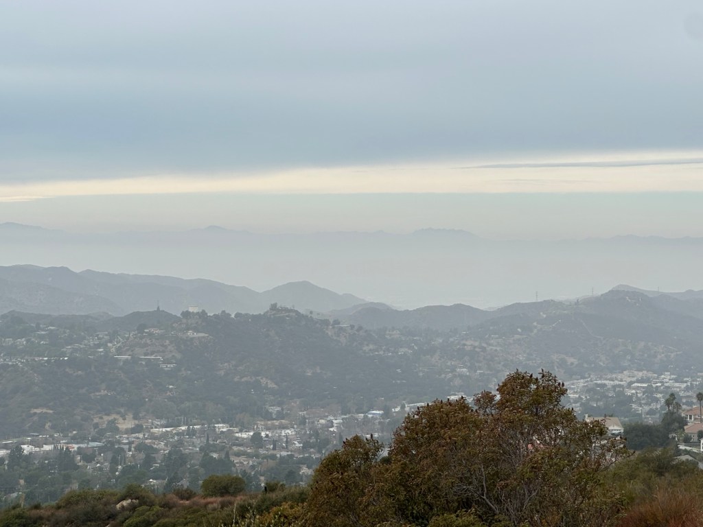 View from trail at Deukmejian Wilderness Park in Glendale, California. Picture by Happy Vegan Campers.