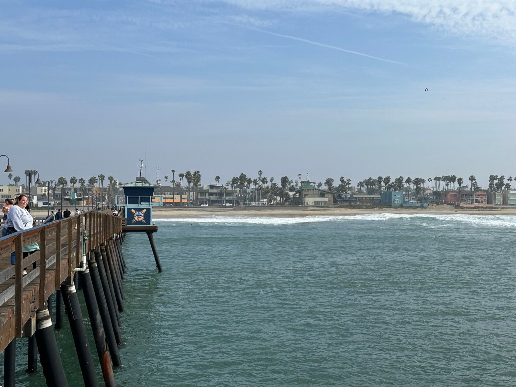 A pier in Imperial Beach, California. Picture by Happy Vegan Campers.