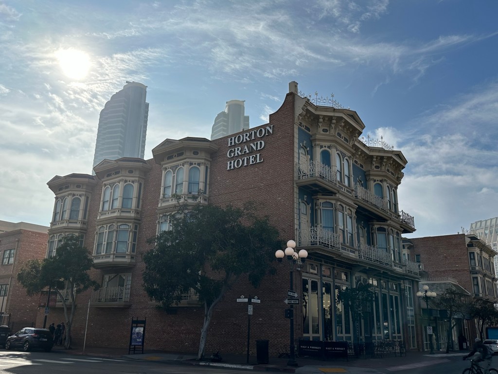 Gaslamp Quarter of San Diego, California. Picture by Happy Vegan Campers.