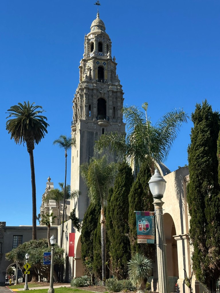 Building at Balboa Park in San Diego, California. Picture by Happy Vegan Campers.
