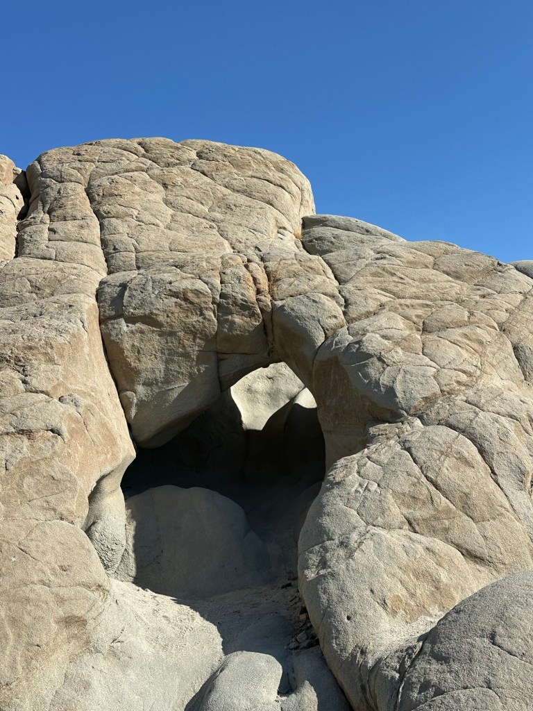 Rocks on East Indio Badlands Trail in Indio, California. Picture by Happy Vegan Campers