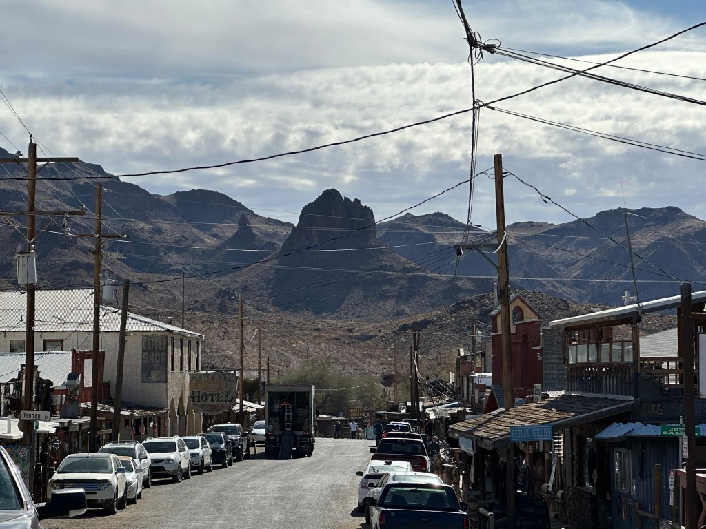 Oatman, Arizona. Picture by Happy Vegan Campers.