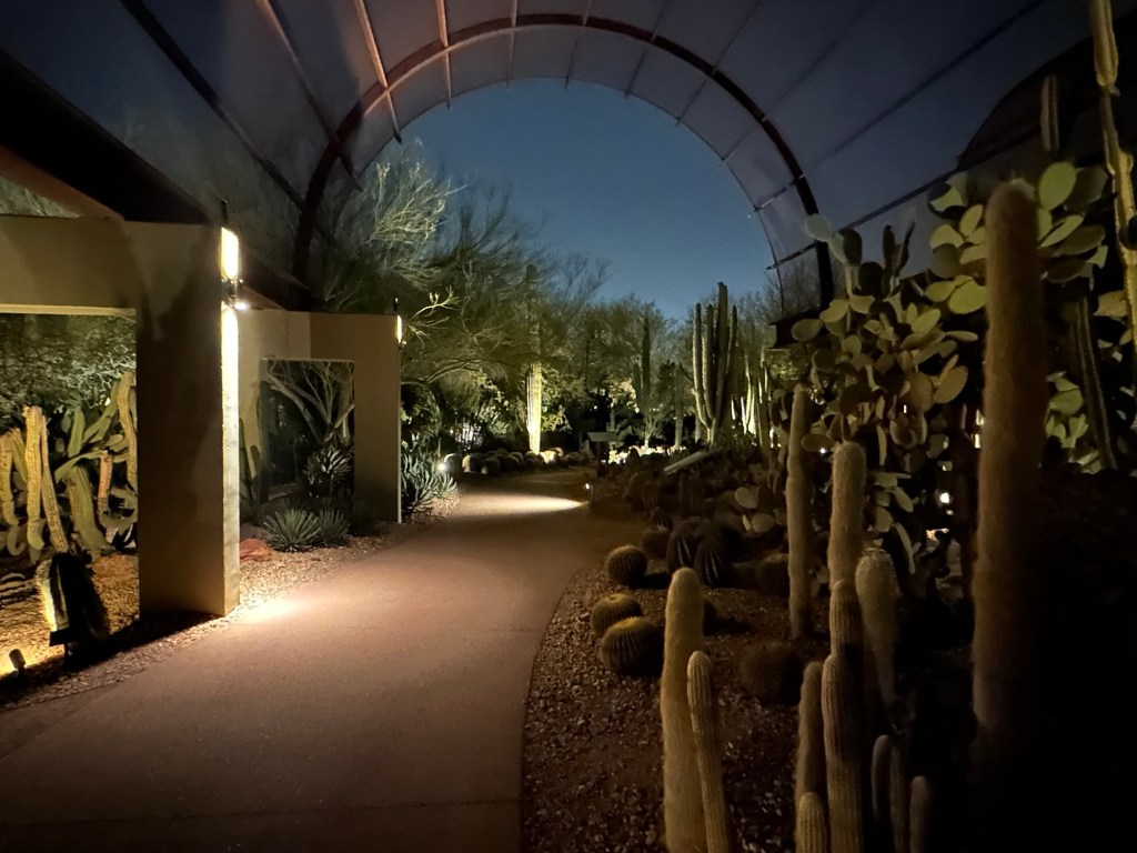 Desert Botanical Garden in Phoenix, Arizona. Picture by Happy Vegan Campers.