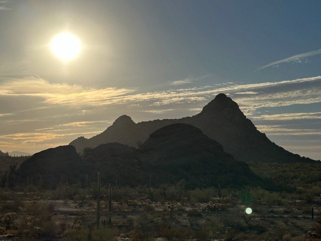 BLM desert in Ajo, Arizona. Picture by Happy Vegan Campers.