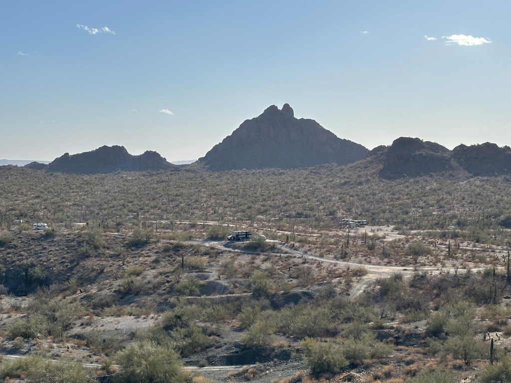 BLM desert in Ajo, Arizona. Picture by Happy Vegan Campers.