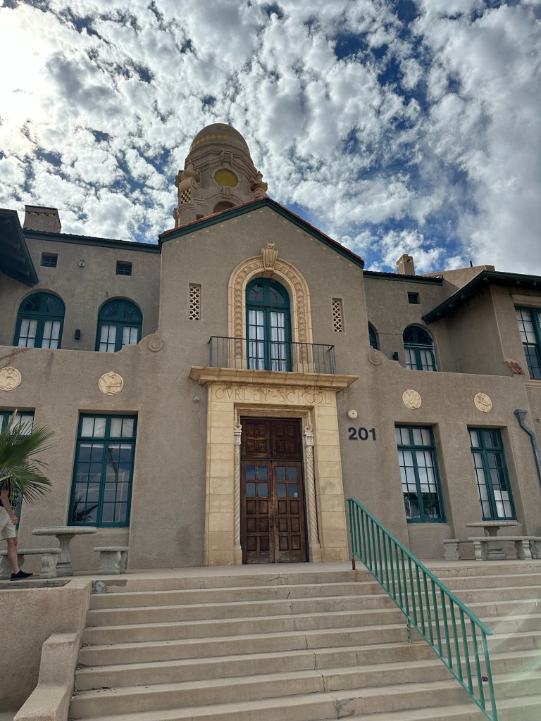 Curley School Artisan Apartments in Ajo, Arizona. Picture by Happy Vegan Campers.