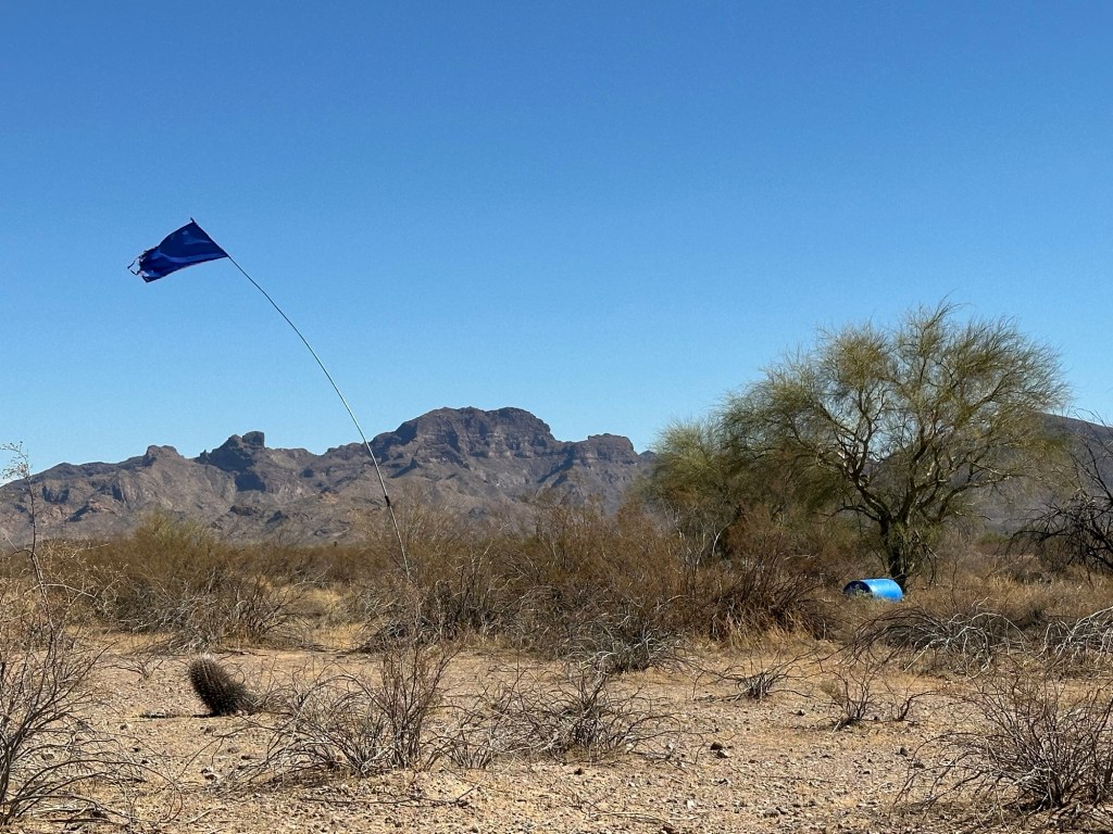 Water station in desert in Ajo, Arizona. Picture by Happy Vegan Campers.