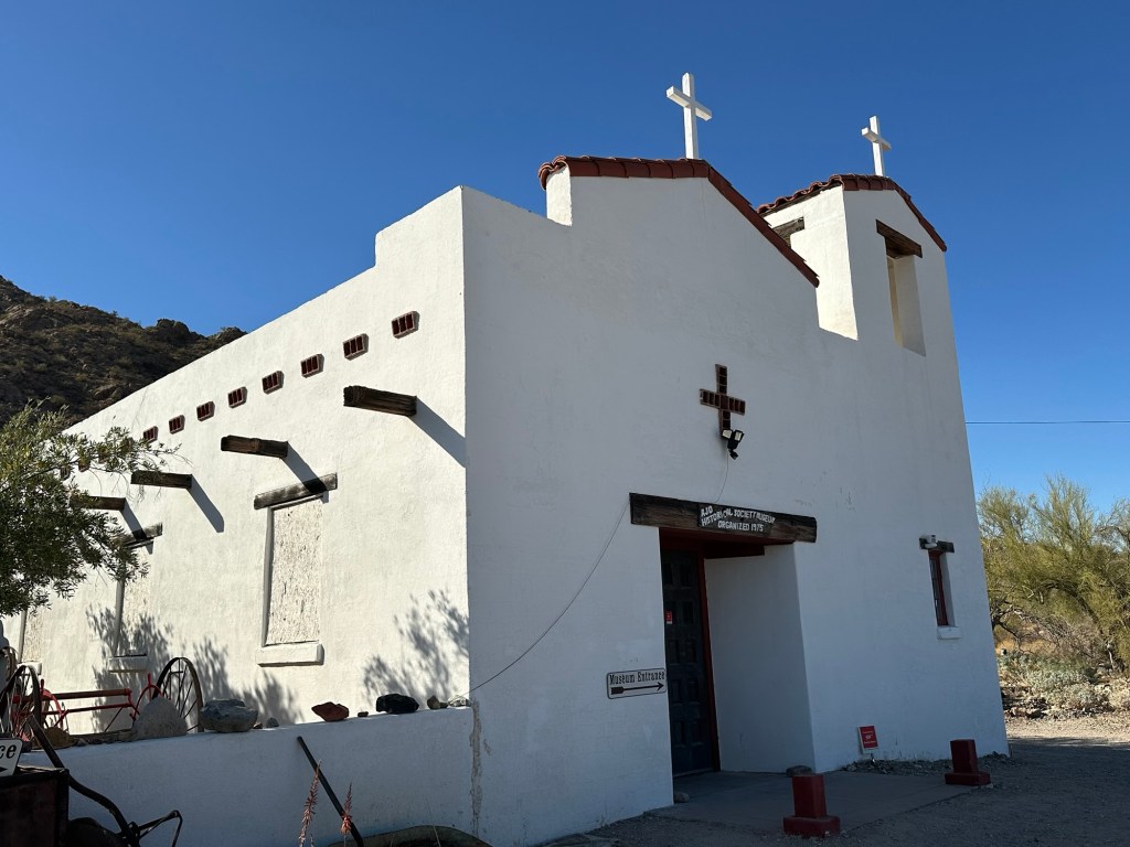 Ajo Historical Society Museum in Ajo, Arizona. Picture by Happy Vegan Campers.