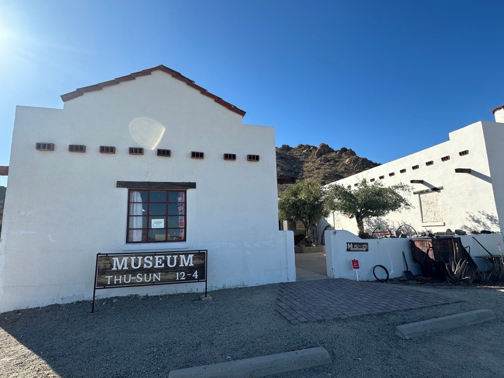 Ajo Historical Society Museum in Ajo, Arizona. Picture by Happy Vegan Campers.