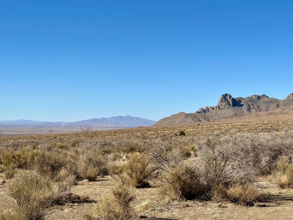 Florida Mountains in Deming, New Mexico. Picture by Happy Vegan Campers.