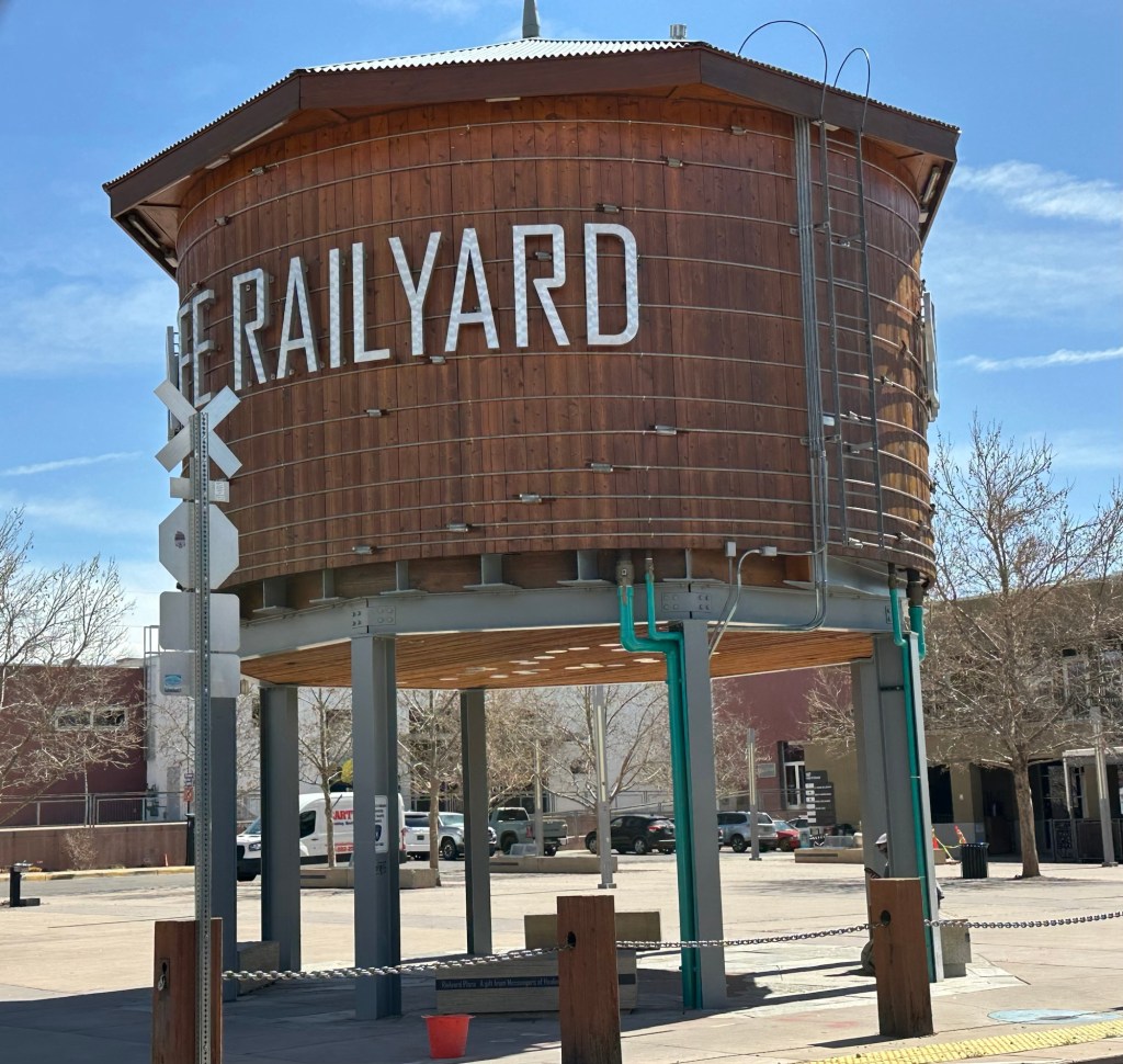 Santa Fe Railyard Arts District in Santa Fe, New Mexico. Picture by Happy Vegan Campers.
