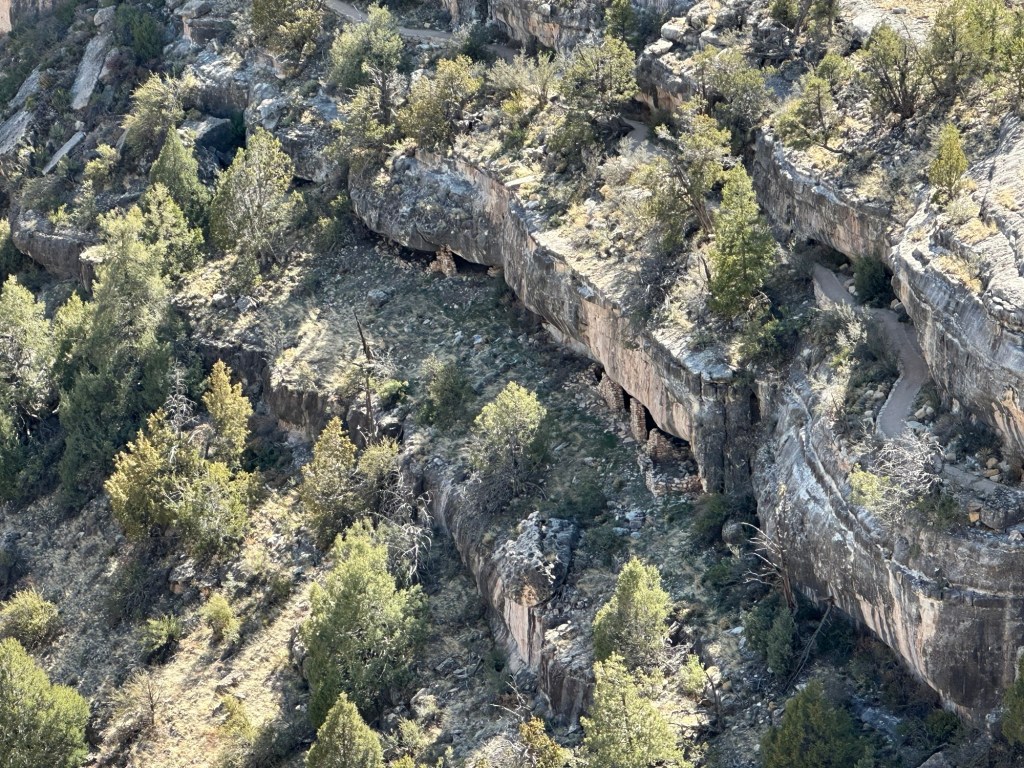 Walnut Canyon National Monument in Flagstaff, Arizona. Picture by Happy Vegan Campers.