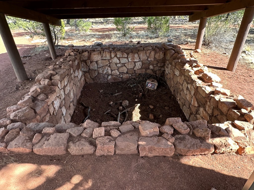 Walnut Canyon National Monument in Flagstaff, Arizona. Picture by Happy Vegan Campers.