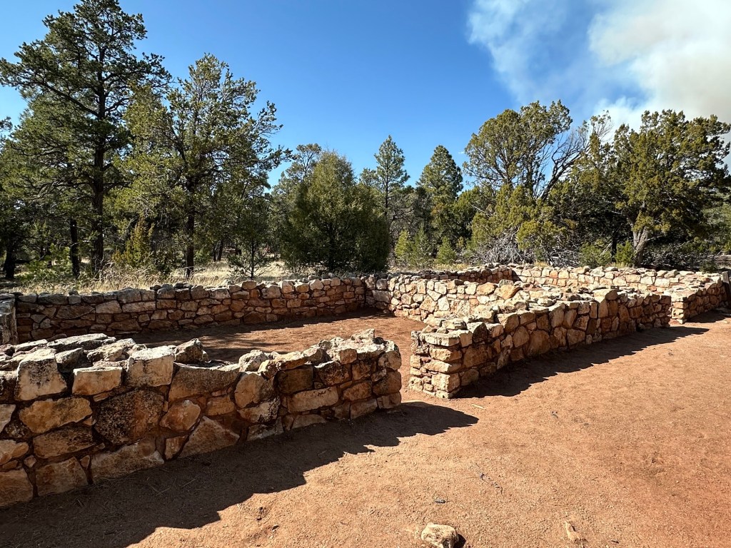 Walnut Canyon National Monument in Flagstaff, Arizona. Picture by Happy Vegan Campers.