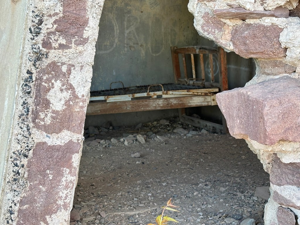 Old jail in Jerome, Arizona. Picture by Happy Vegan Campers.