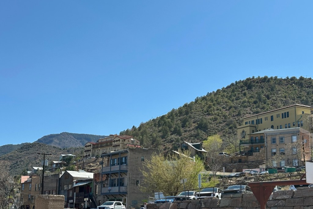 Downtown Jerome, Arizona. Picture by Happy Vegan Campers.